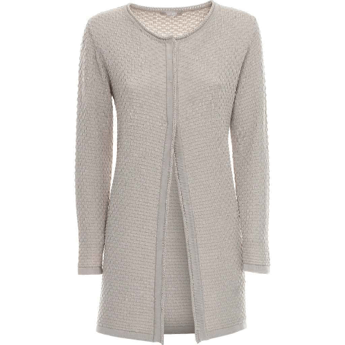 MAGLIA MAGLIE CARDIGAN DONNA NERO GIARDINI P760500D BEIGE 412 ORIGINALE PE NEW IT 46 Beige
