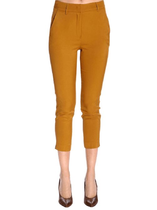 HANITA PANTALONE PANTALONI SIGARETTA DONNA HANITA HP3672380 9971 BEIGE ORIGINALE PE Colore Beige,Taglia IT 48