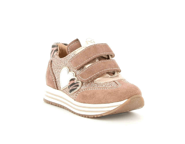 NERO GIARDINI SCARPE SNEAKERS BIMBA NERO GIARDINI KIDS I021520F PELLE 614 ROSA ORIGINALE AI Colore Rosa,Taglia 29