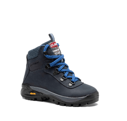 OLANG SCARPE STIVALI SCARPONI BAMBINO OLANG LOGAN KID TEX PELLE 82 BLU ORIGINALE AI Colore Blu,Taglia 34