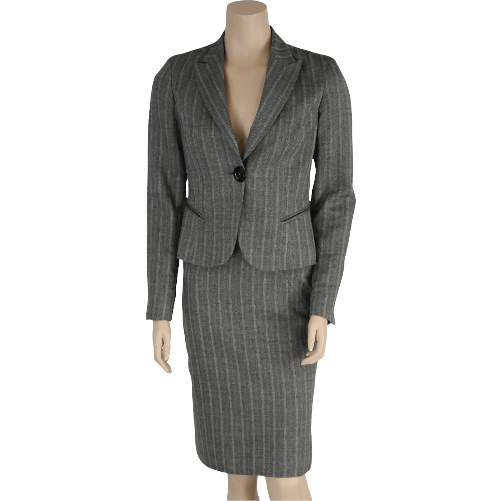 DIANA GALLESI TAILLEUR ABITO GIACCA PANTALONE DONNA DIANA GALLESI Q201A06183 LANA ORIGINALE AI Colore Grigio,Taglia IT 42