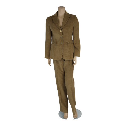 DIANA GALLESI TAILLEUR ABITO GIACCA PANTALONE DONNA DIANA GALLESI Q288R02249 BEIGE ORIGINALE Colore Beige,Taglia IT 44