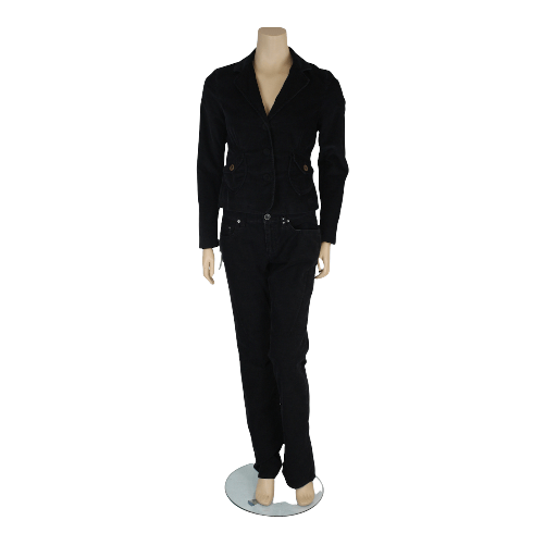 GAS TAILLEUR ABITO GIACCA PANTALONE DONNA GAS SHINA 34286 235124080547 NERO ORIGINAL Colore Nero,Taglia M