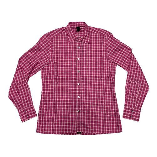 CAMICIA CAMICIE UOMO REDEST BHS1051 COTONE QUADRI ROSA ORIGINALE PE IT 48 Rosa