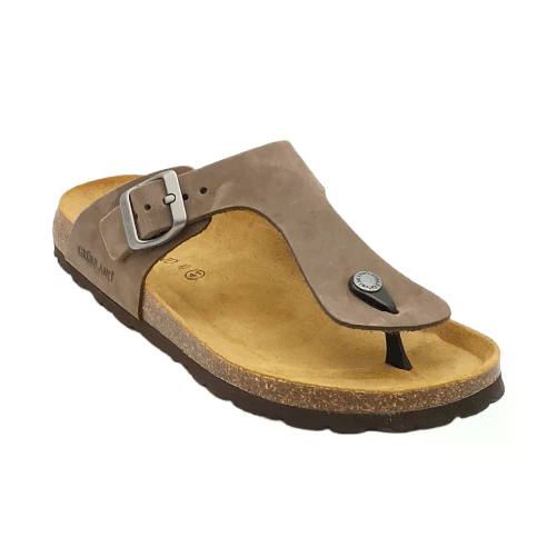 GRUNLAND SCARPE SANDALO SANDALI UOMO GRUNLAND BOBO CC3007 40 BEIGE ORIGINALE PE 2025 Colore Beige,Taglia 42