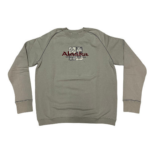 AVIREX MAGLIA FELPA MAGLIE BAMBINO AVIREX ATM1458 COTONE GRIGIO ORIGINALE PE Colore Grigio,Taglia 14 anni