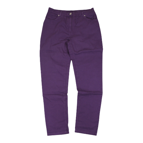 ELENA MIRO' PANTALONE DONNA ELENA MIRO DT EM 3 P635F11124 COTONE 19 VIOLA ORIGINALE PE Colore Viola,Taglia IT 46
