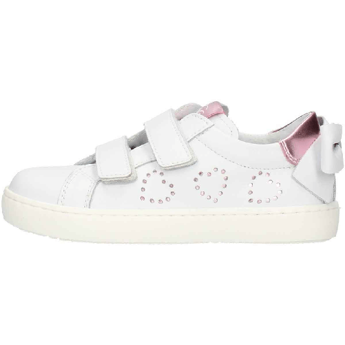NERO GIARDINI SCARPE SNEAKERS RAGAZZA NERO GIARDINI E121640F PELLE 707 BIANCO ORIGINAL PE2022 Colore Bianco,Taglia 36