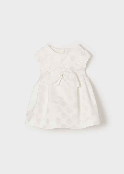 MAYORAL ABITO VESTITO VESTITI NEONATA MAYORAL 1904 01904 COTONE 40 PANNA ORIGINAL PE2022 Colore Bianco,Taglia 24 mesi