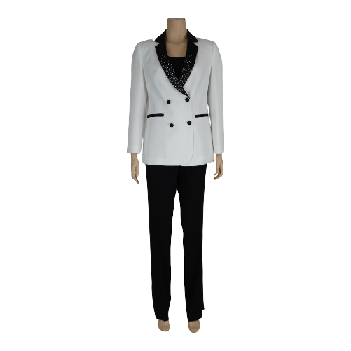 AUTENTICA MUSANI ABITO GIACCA COMPLETO DONNA AUTENTICA MUSANI HH450004 AVORIO ORIGINALE PE 2022 Colore Beige,Taglia IT 44