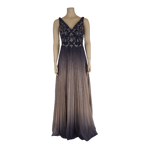AUTENTICA MUSANI ABITO VESTITO CERIMONIA DONNA AUTENTICA MUSANI HH690001 BEIGE ORIGINALE PE 2022 Colore Beige,Taglia IT 48