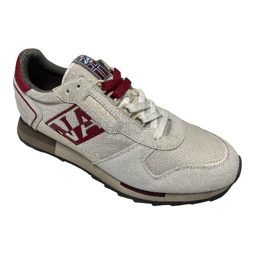 Napapijri SCARPE SNEAKERS UOMO NAPAPIJRI VIRTUS 02 NP0A4H6J F2VIRTUS02 PELLE BLU ORIGINALE Colore Bianco,Taglia 42