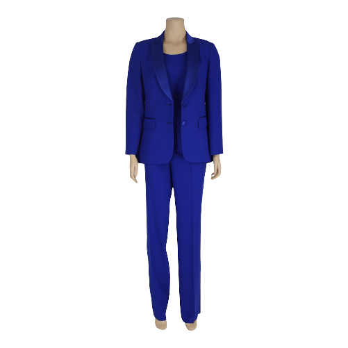 AUTENTICA MUSANI ABITO GIACCA COMPLETO DONNA AUTENTICA MUSANI HH450005 BLU ORIGINALE PE 2022 Colore Blu,Taglia IT 48