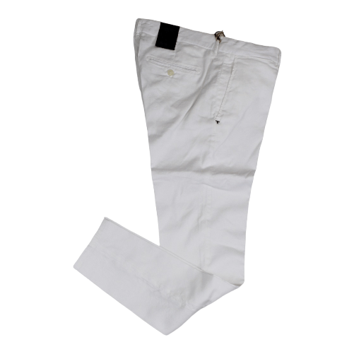 0/ZERO CONSTRUCTION PANTALONE UOMO 0 ZEROCONSTRUCTION BERON 11 4080 LINO BIANCO ORIGINALE PE 2022 Colore Bianco,Taglia US 34