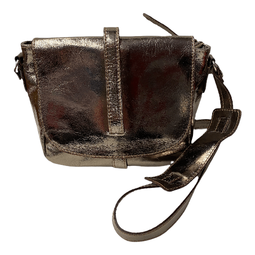 MEMU BORSA BORSE TRACOLLA DONNA MEMU M1075 PELLE PLATINO ORIGINALE 4 STAGIONI Colore Oro,Taglia Unica