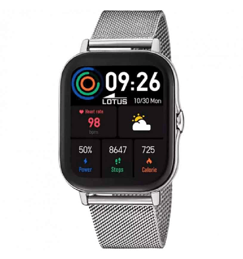 LOTUS OROLOGIO SMARTWATCH UNISEX LOTUS 50044 1 ANDROID IOS 44 ACCIAIO ORIGINALE 2022 Colore Argento,Taglia Unica