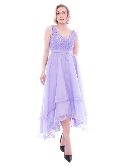 EMME MARELLA ABITO VESTITO CERIMONIA DONNA EMME MARELLA PICADOR VIOLA ORIGINALE PE 2022 Colore Viola,Taglia IT 40