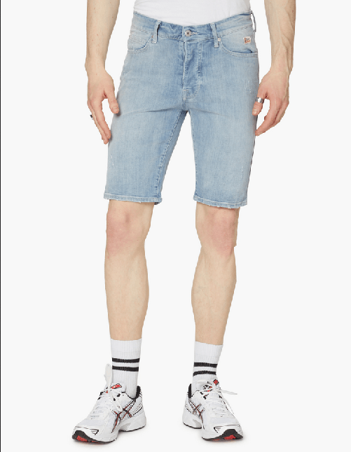 ROY ROGERS BERMUDA JEANS UOMO ROY ROGERS 529 P22RRU002D3901512 COTONE BLU ORIGINALE PE 2022 Colore Blu,Taglia US 38