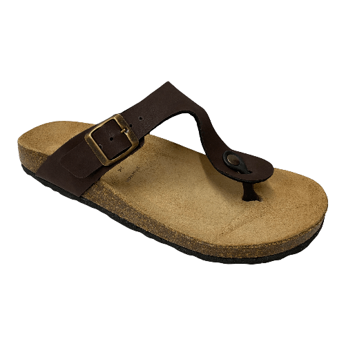 AGORA SCARPE SANDALO SANDALI INFRADITO UOMO AGORA 9664U ECO PELLE MORO PE 2022 Colore Marrone,Taglia 44