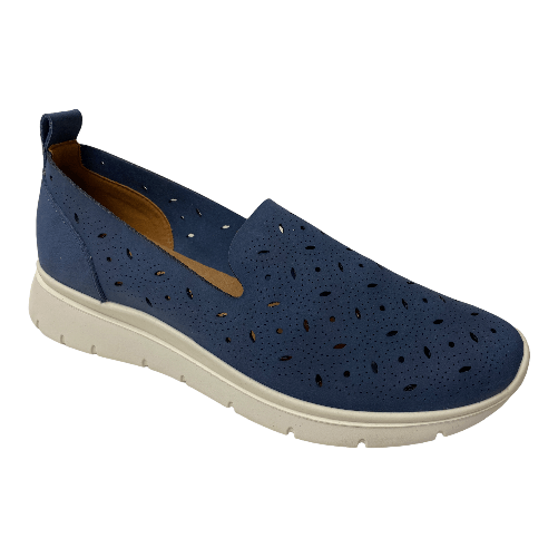 IMAC SCARPE SLIP ON CASUAL DONNA IMAC 186612 155350 PELLE BLU ORIGINALE PE 2022 Colore Blu,Taglia 37