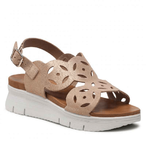 IMAC SCARPE SANDALO SANDALI DONNA IMAC 190437 157990 PELLE BEIGE ORIGINALE PE 2022 Colore Beige,Taglia 40