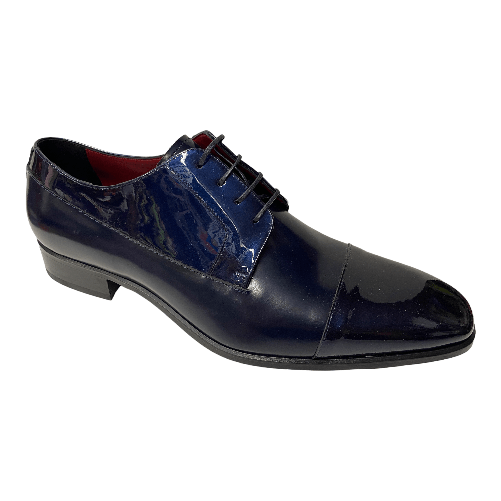 MARINI SCARPE DERBY CERIMONIA UOMO MARINI CR1881 981 PELLE BLU ORIGINALE PE Colore Blu,Taglia 42