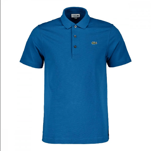 LACOSTE MAGLIA POLO T SHIRT UOMO LACOSTE L1230 00 8GB GG2609 COTONE BLU ORIGINALE PE Colore Blu,Taglia XS