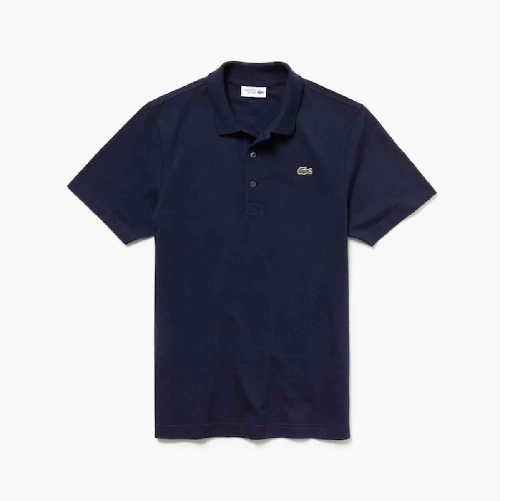 LACOSTE MAGLIA POLO T SHIRT UOMO LACOSTE L1230 00 166 GG2709 COTONE BLU ORIGINAL PE 2022 Colore Blu,Taglia XS