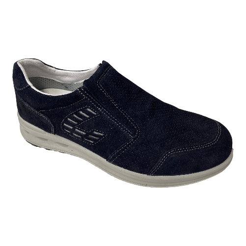 GRISPORT SCARPE SLIP ON CASUAL UOMO GRISPORT 43003A6 PELLE BLU ORIGINALE PE 2022 Colore Blu,Taglia 43