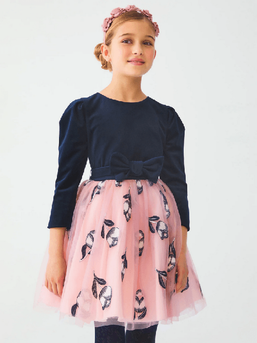 ABEL & LULA by MAYORAL ABITO VESTITO ABITI BAMBINA ABELE E LULA 5532 BLU ORIGINALE AI 2023 Colore Blu,Taglia 4 anni