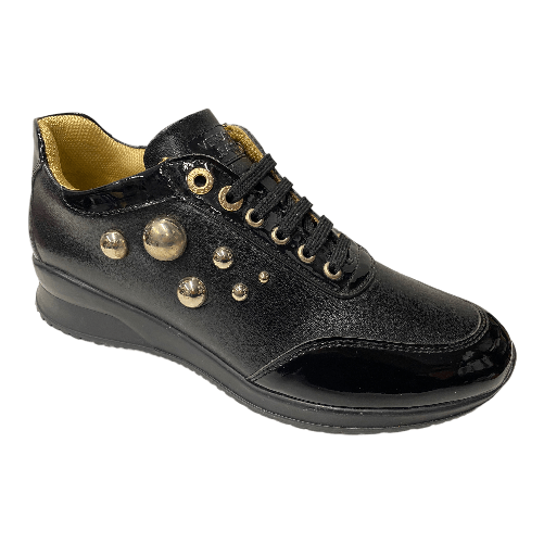 VERSACE JEANS SCARPE SNEAKERS DONNA VERSACE JEANS EOVGBS30 30 PELLE NERO ORIGINALE AI Colore Nero,Taglia 40