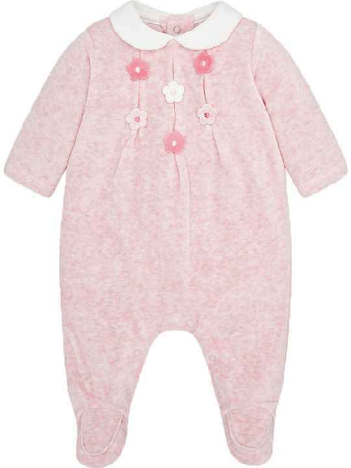 MAYORAL TUTA TUTINA PIGIAMA NEONATA MAYORAL 2756 COTONE ROSA ORIGINALE AI Colore Rosa,Taglia 1 / 2 mesi