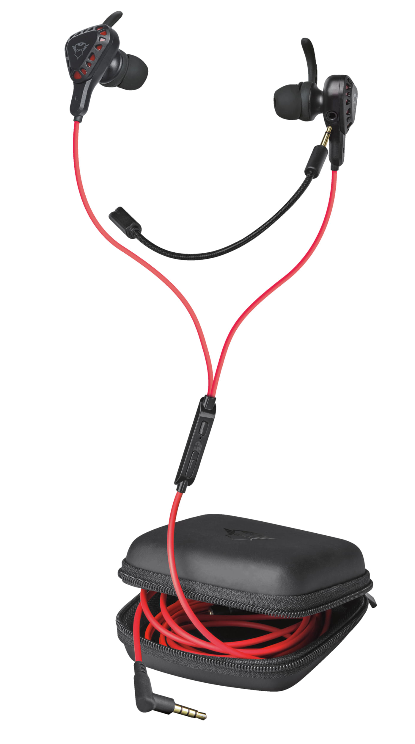 Trust TRU GXT 408 Auricolare Cablato In-ear Giocare Nero Rosso Trust TRU GXT 408 Auricolare Cablato In-ear Gaming Nero, Rosso