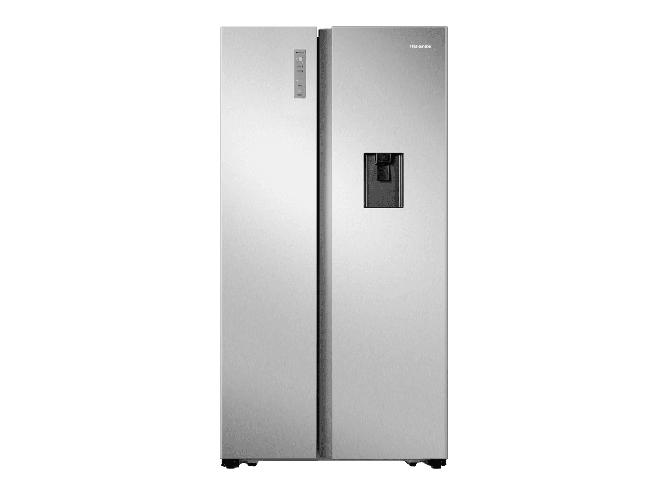 Hisense RS677N4WCD frigorifero side-by-side Libera installazione 519 L D Acciaio inox