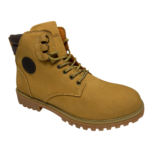 SCARPE SCARPONI UOMO LUMBERJACK RIVER SM00101 024 D01 PELLE GIALLO ORIGINALE AI 44 Giallo