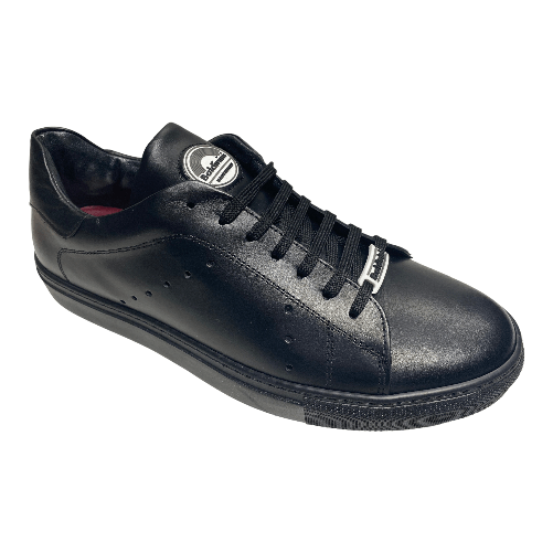 BALDININI SCARPE SNEAKERS CASUAL UOMO BALDININI ANIL 009 PELLE NERO ORIGINALE AI Colore Nero,Taglia 45