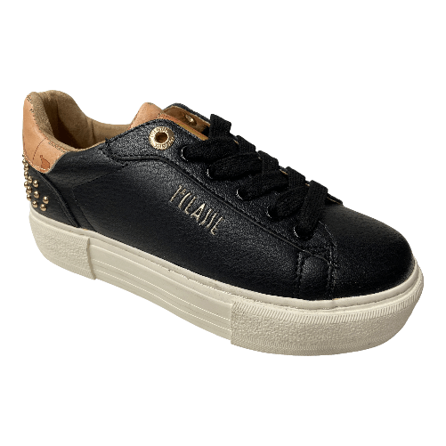 ALVIERO MARTINI I CLASSE SCARPE SNEAKERS BAMBINA ALVIERO MARTINI SVSCFJ CAMA3 PELLE NERO Colore Nero,Taglia 31