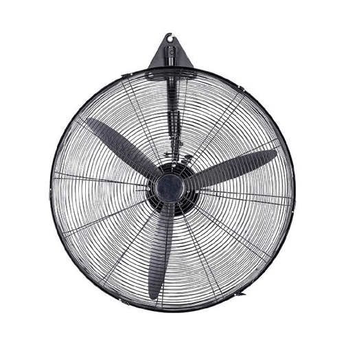 TrAdE Shop Traesio Ventilatore Da Parete Industriale 66cm 180 Watt Con 3 Pale Montaggio A Muro 6158053 -