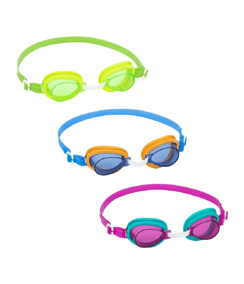 Occhialini Lightning Swimmer 3-6 Anni 3 Colori Silicone Con Protezione Uv 21074 -