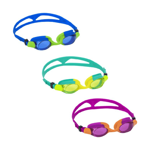 TrAdE Shop Traesio Occhialini Da Nuoto Piscina In Silicone Per Bambini 7-14 Anni Ocean Crest 3 Colori 21065 -