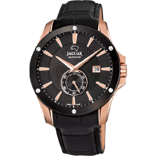 JAGUAR OROLOGIO ANALOGICO DATA UOMO JAGUAR ACAMAR J882 1 PELLE 44 NERO ORIGINAL AI 2024 Colore Nero,Taglia Unica