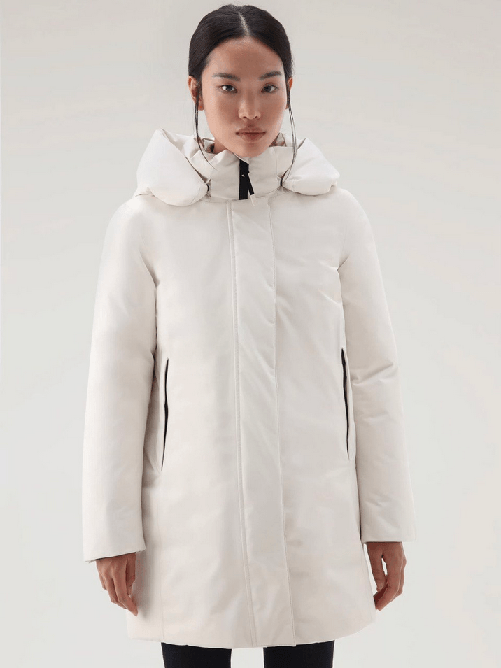 WOOLRICH GIUBBOTTO PARKA DONNA WOOLRICH MARSHALL CFWWOU0503FRUT2698 8743 ORIGINALE 2024 Colore Beige,Taglia M