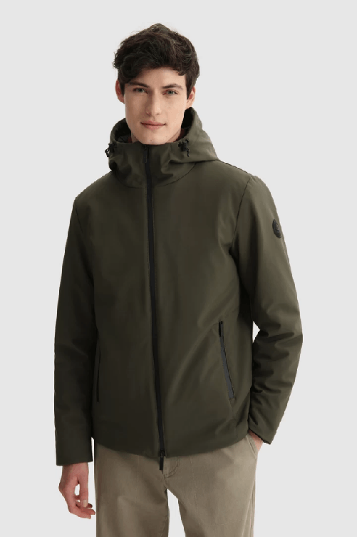 WOOLRICH GIUBBOTTO GIUBBINO UOMO WOOLRICH PACIFIC CFWOOU0500MRUT2735 VERDE ORIGINALE AI Colore Verde,Taglia S