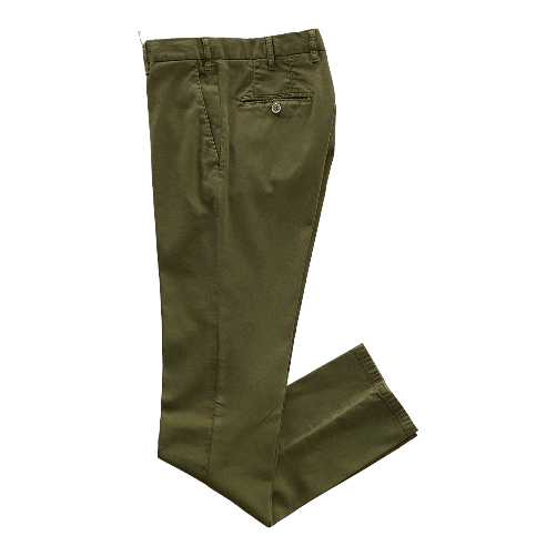L.B.M. 1911 Luigi Bianchi Mantov PANTALONI PANTALONE UOMO LBM LUIGI BIANCHI MANTOVA 8445 85818 VERDE ORIGINALE PE Taglia IT 46,Colore Verde