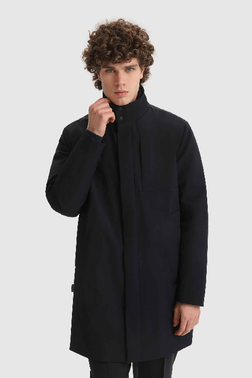 GIUBBOTTO GIUBBINO UOMO WOOLRICH COMMUTING CFWOOU0457MRUT2697 BLU ORIGINALE AI M Blu