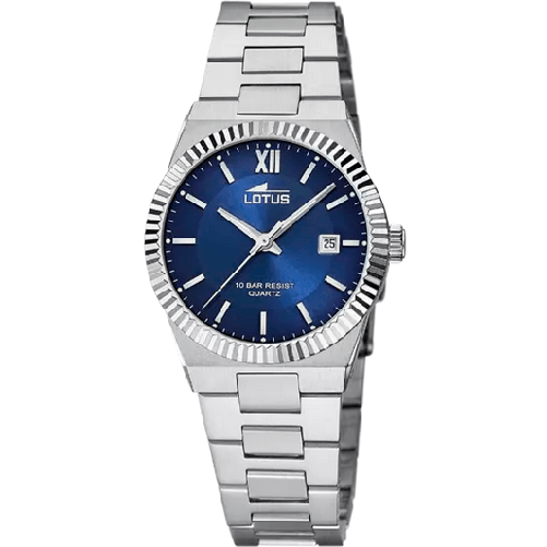 LOTUS OROLOGIO TEMPO DONNA LOTUS 18838 3 ACCIAIO 31.5 BLU ORIGINALE 2023 Colore Blu,Taglia Unica