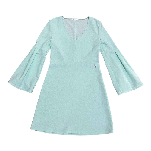 PATRIZIA PEPE ABITO VESTITO CERIMONIA DONNA PATRIZIA PEPE 8A0422 AN99 VERDE ORIGINALE PE Colore Verde,Taglia IT 44