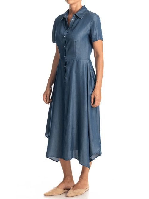 DIANA GALLESI ABITO VESTITO ABITI LUNGO DONNA DIANA GALLESI 7334R0105J BLU ORIGINALE PE 2023 Colore Blu,Taglia IT 50