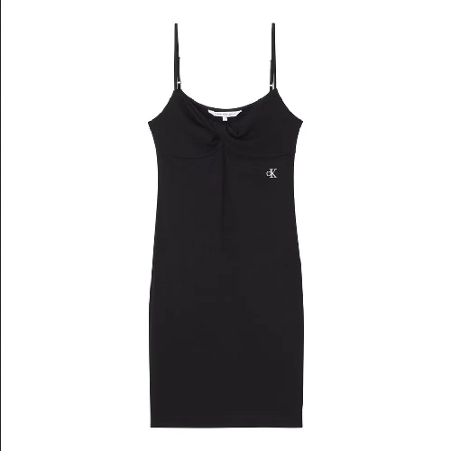 CALVIN KLEIN JEANS ABITO VESTITO DONNA CALVIN KLEIN JEANS J20J218402 BEH NERO ORIGINALE PE 2023 Colore Nero,Taglia L