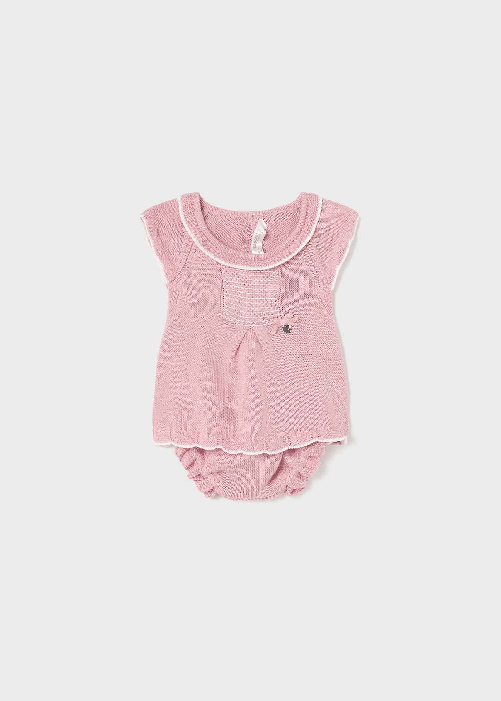 COMPLETO FILO MAGLIA LEGGINGS NEONATA MAYORAL 1248 COTONE ROSA ORIGINALE PE 2023 12 mesi Rosa